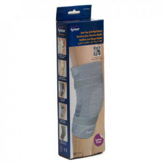 Padded knee cap with side supports
