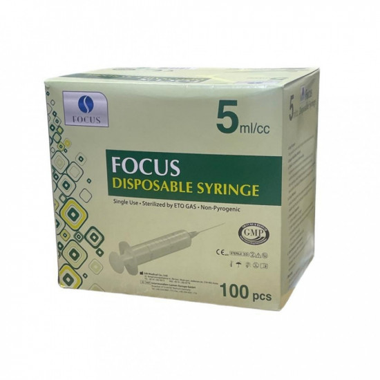 Korean Syringe 5 ml 100 Pieces FUCUS