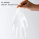 Transparent vinyl gloves