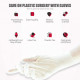 Transparent vinyl gloves